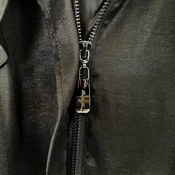 Belle Fare Elegant Black Trench Coat | Boutique - Picture 8 of 8